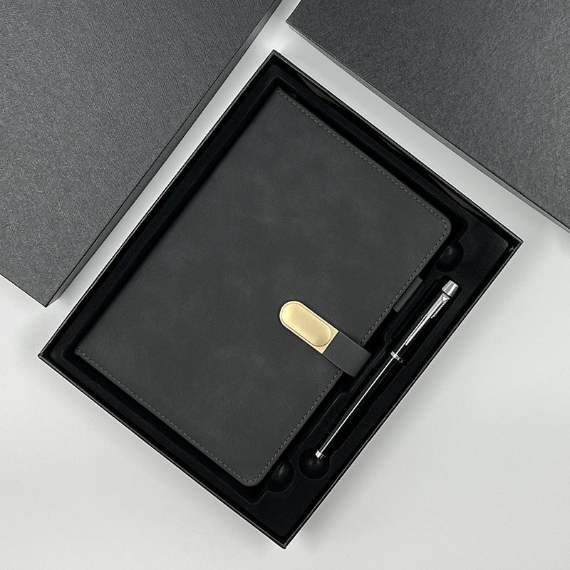 Wholesale Faux Leather A5 Notebook Set Bookmark Gift Box